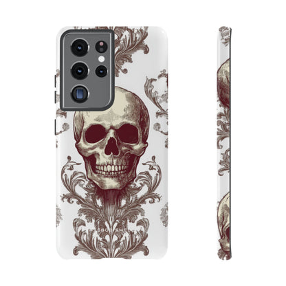 Gothic Skulls and Ornate Foliage  Samsung S21 - Tough Phone Case