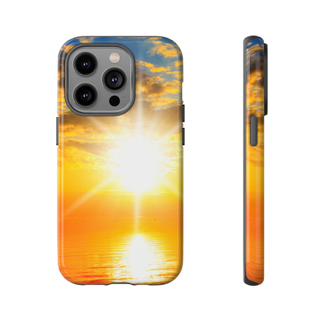 Idyllic Sundown iPhone Case (Protective) iPhone 14 Pro Glossy Phone Case