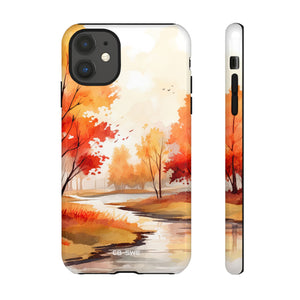 Autumn Leaves Dance - iPhone Case