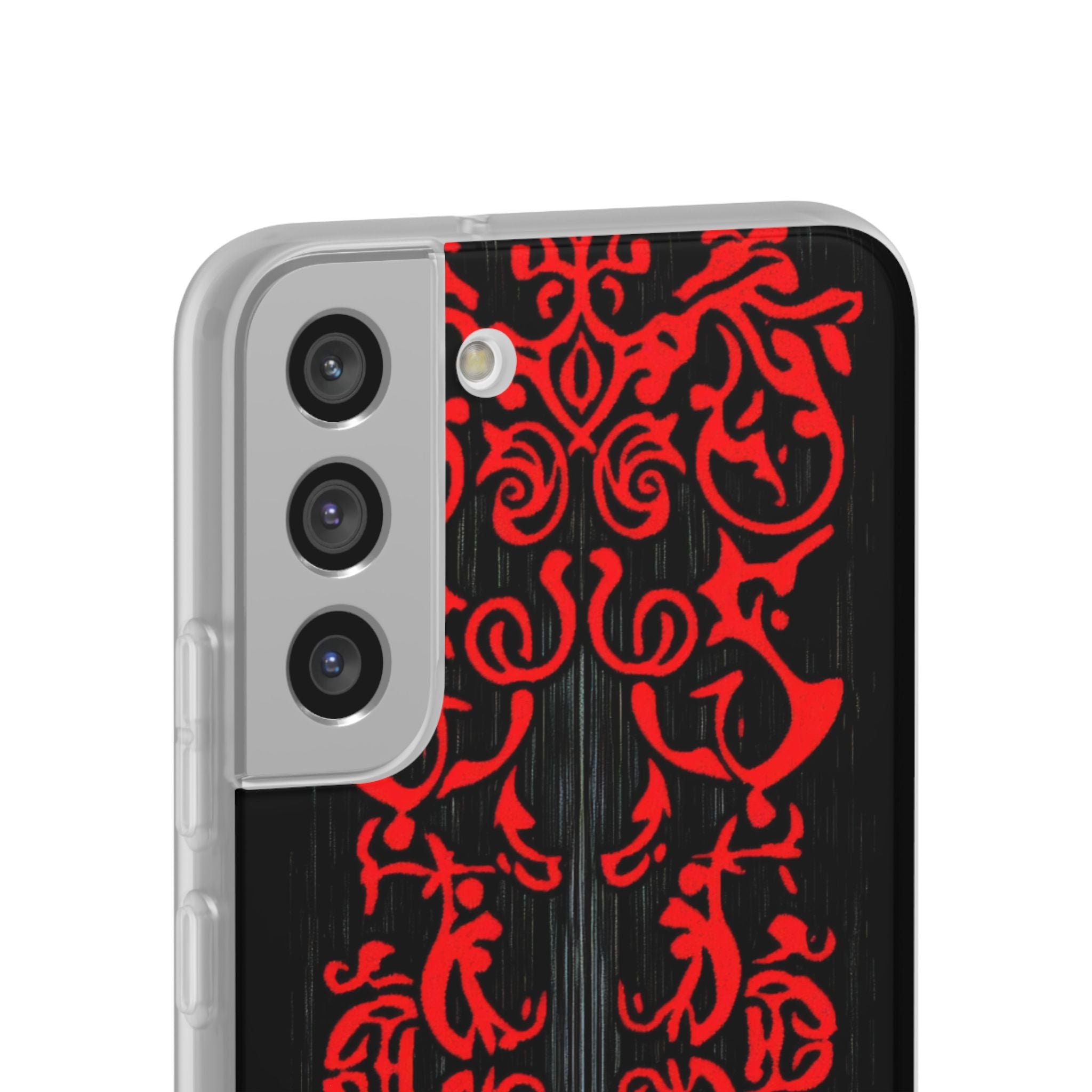 Gothic Crimson Symmetry Samsung S22 - Flexi Phone Case