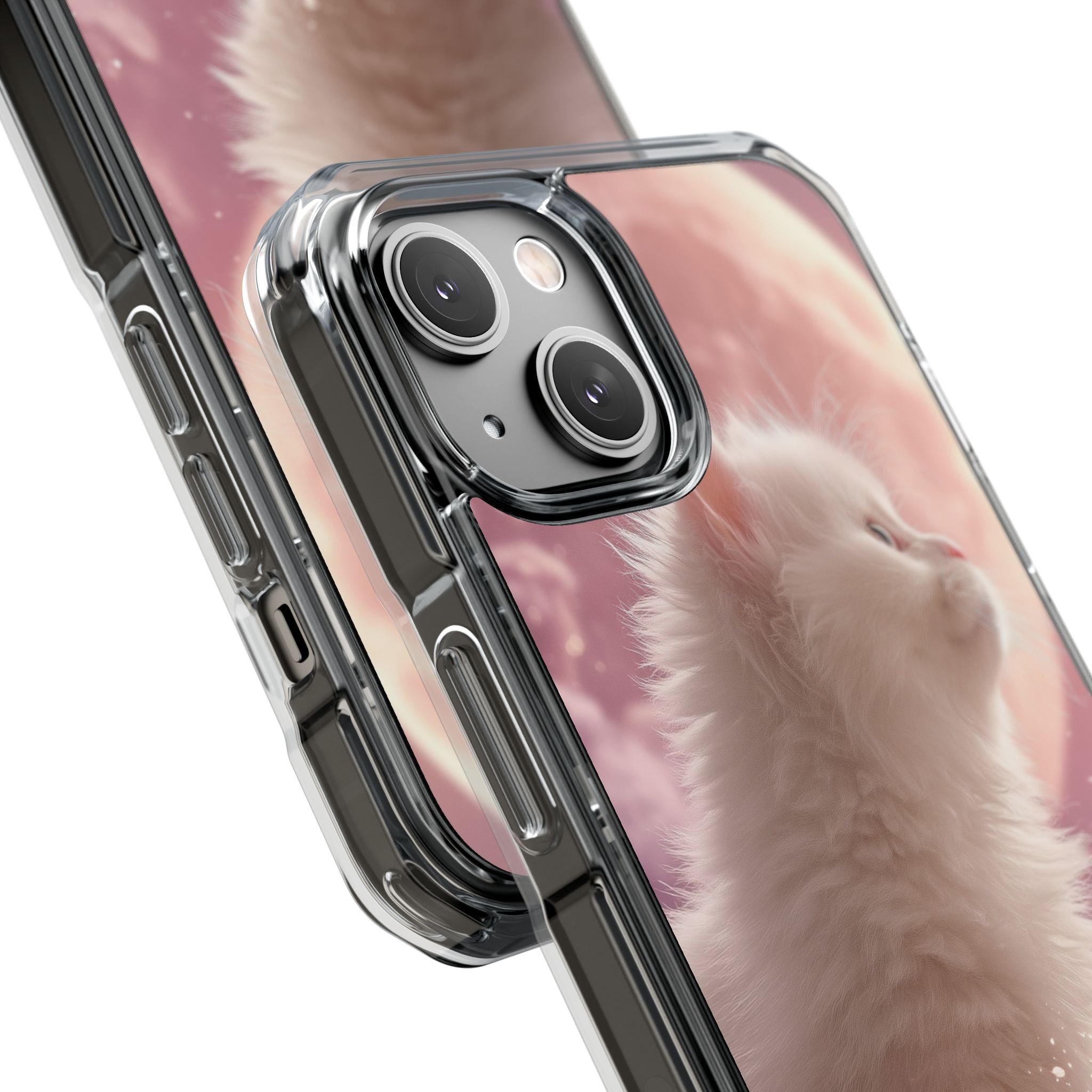 Lunar Cat Soars iPhone Case - Impact