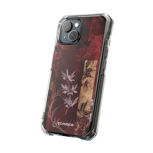 Marsala Design Showcase | Handyhülle für iPhone (Clear Impact Case – magnetisch) 