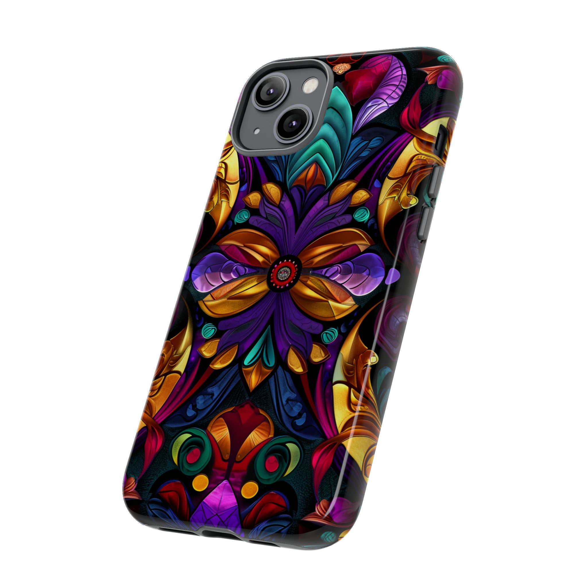 Gothic Stained Glass Majesty - Protective Phone Case