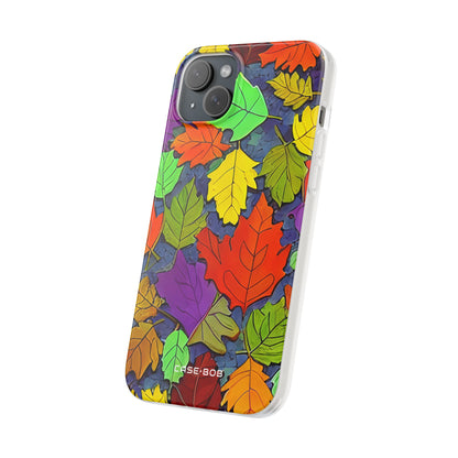 Vivid Leafburst iPhone 15 Plus Case - Soft