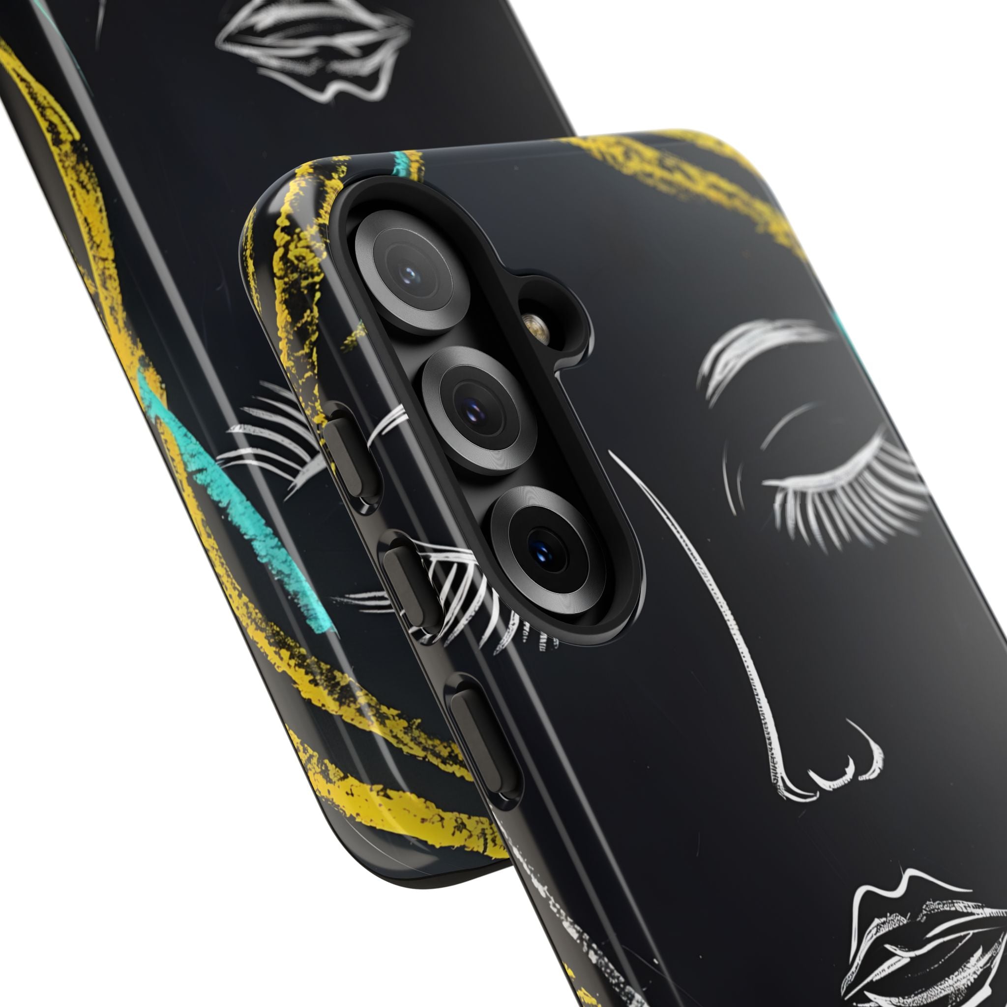 Vivid Minimalist Portrait - Samsung Case