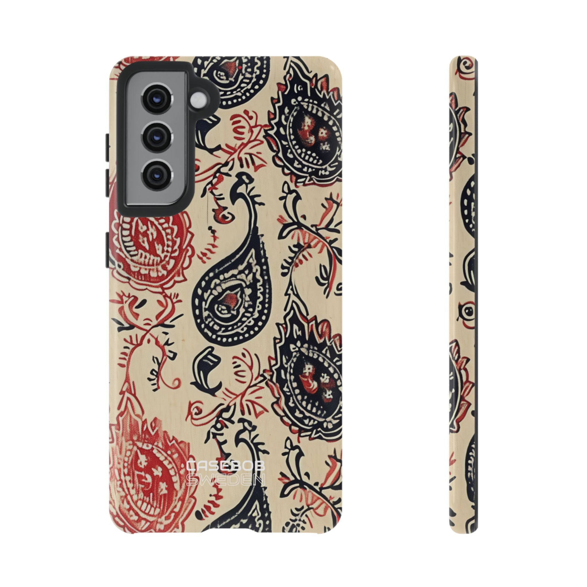 Navy Paisley Swirl  Samsung S21 - Tough