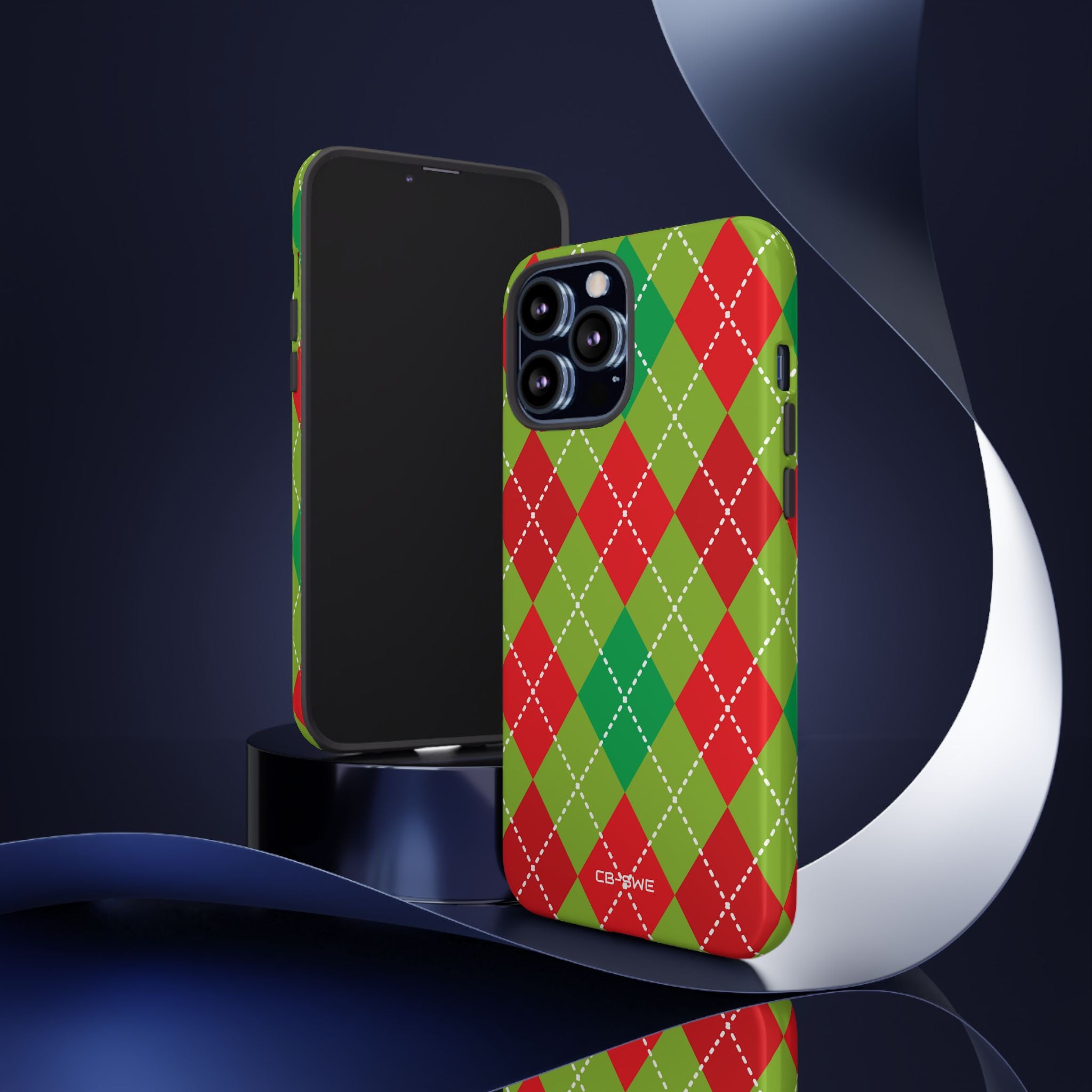 Diamond Shapes Dance - iPhone Case