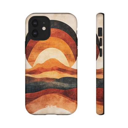 Sunrise Embraces Mountains - iPhone Case