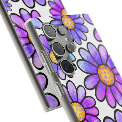 Polka Dot Blooms Samsung S24 Ultra Case - Soft