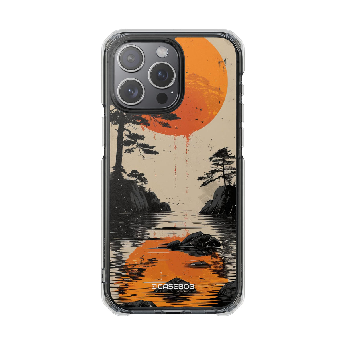 Sunkissed Serenity - Phone Case for iPhone (Clear Impact - Magnetic)