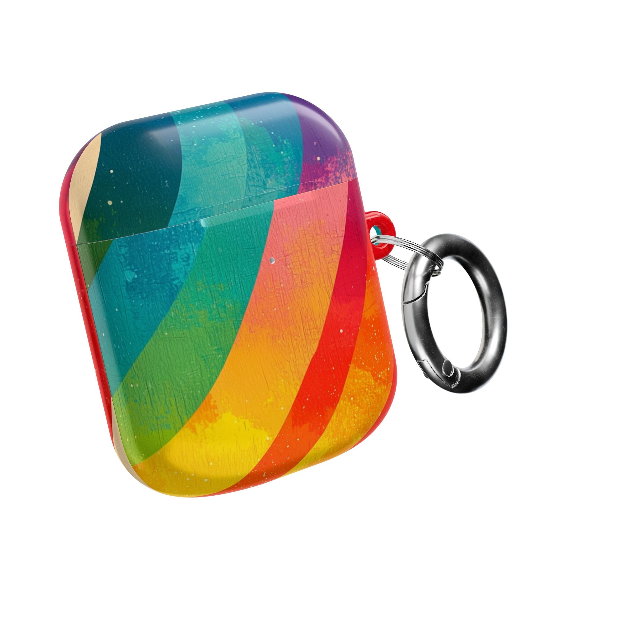 Curved Rainbow Breeze - AirPods Case