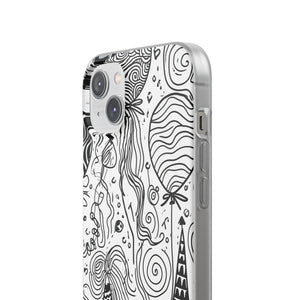 Whimsical Festivity | Flexible Phone Case for iPhone