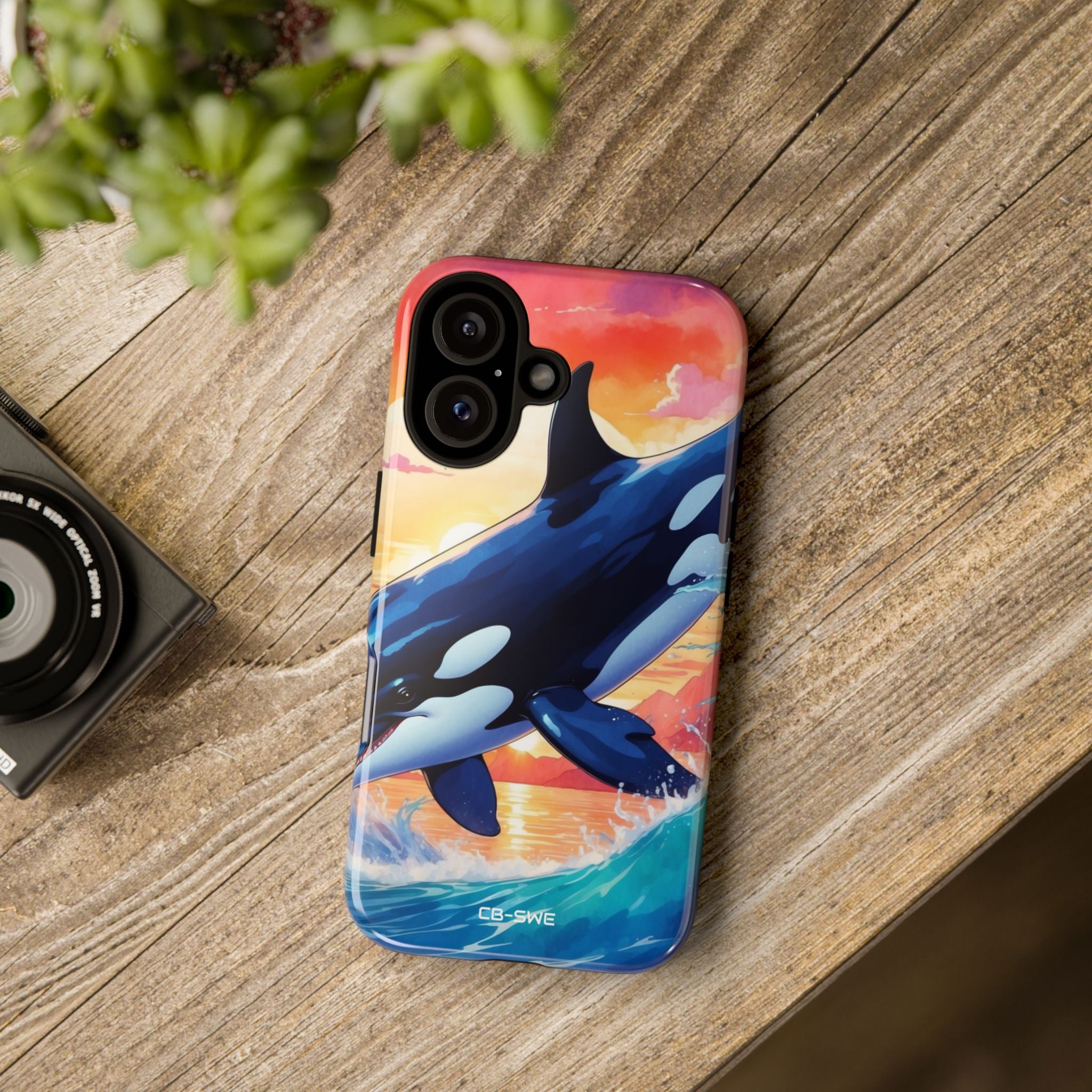 Orca Leaps Joyfully - iPhone Case