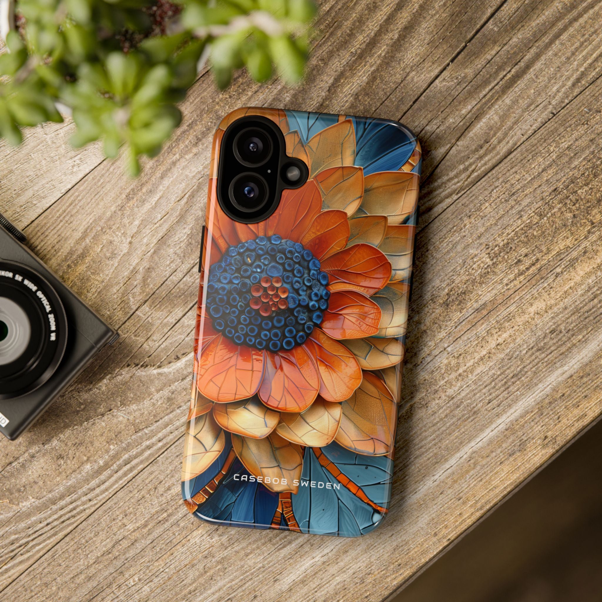 Mosaic Blossom Harmony iPhone 16 - Tough Phone Case