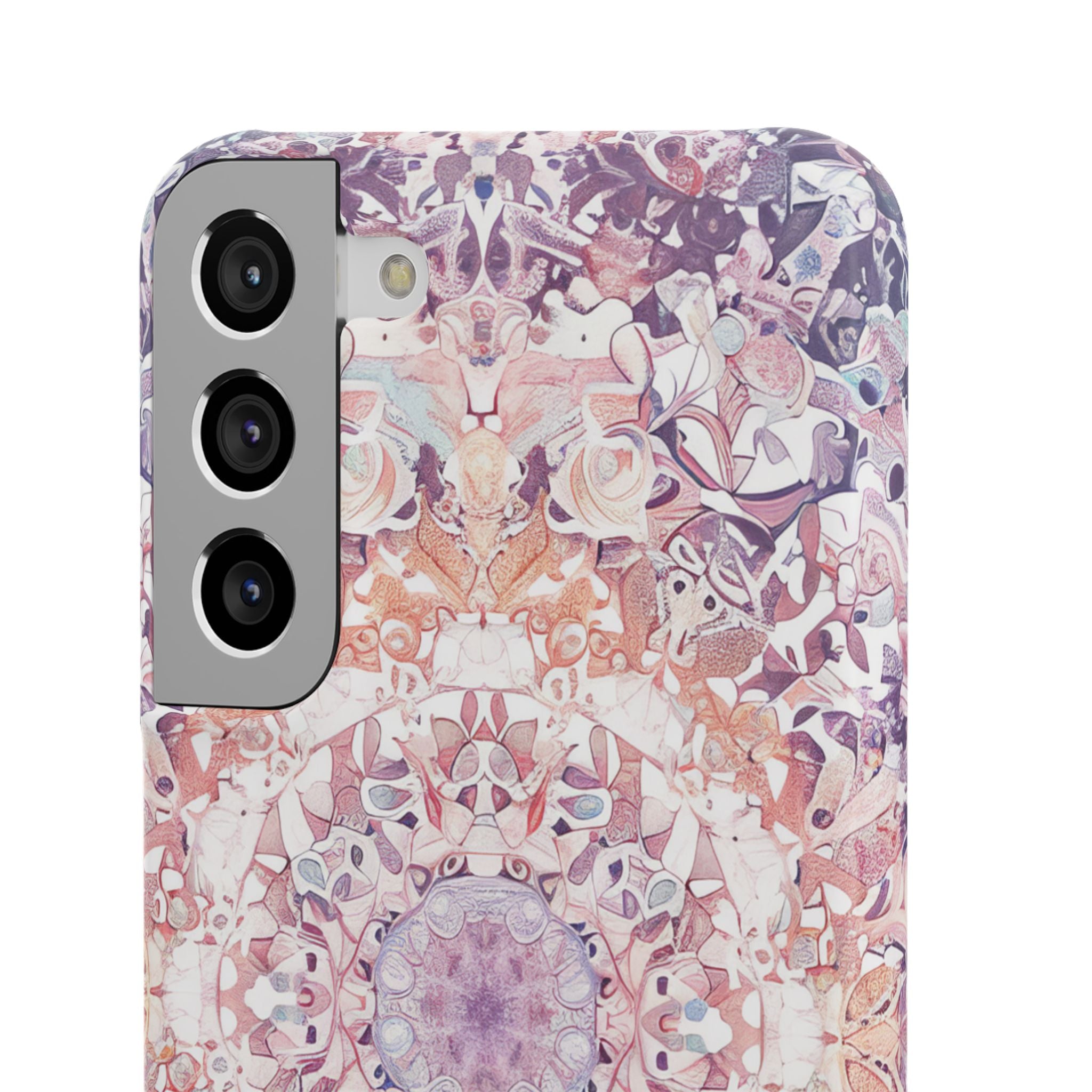 Purple Pink Mandala - Slim Samsung S22 Phone Case