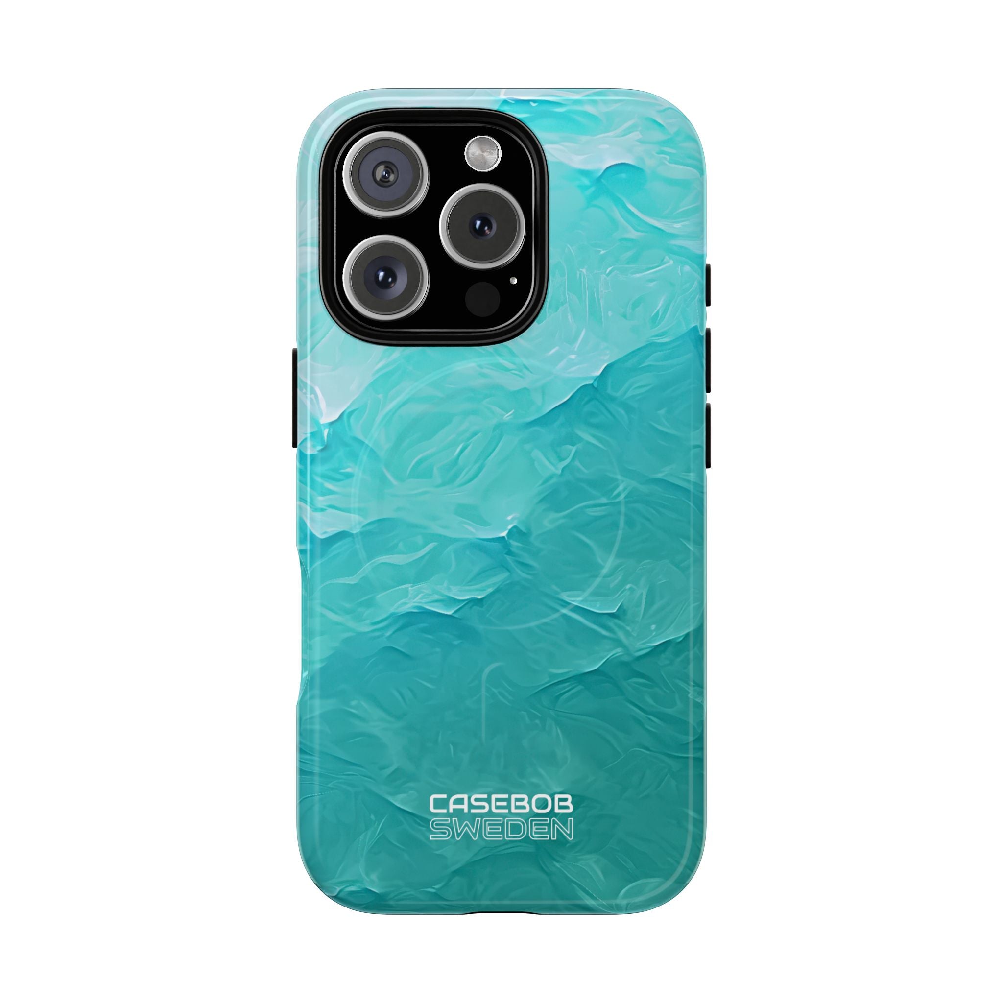 Soothing Aqua Currents iPhone 16 - Tough+