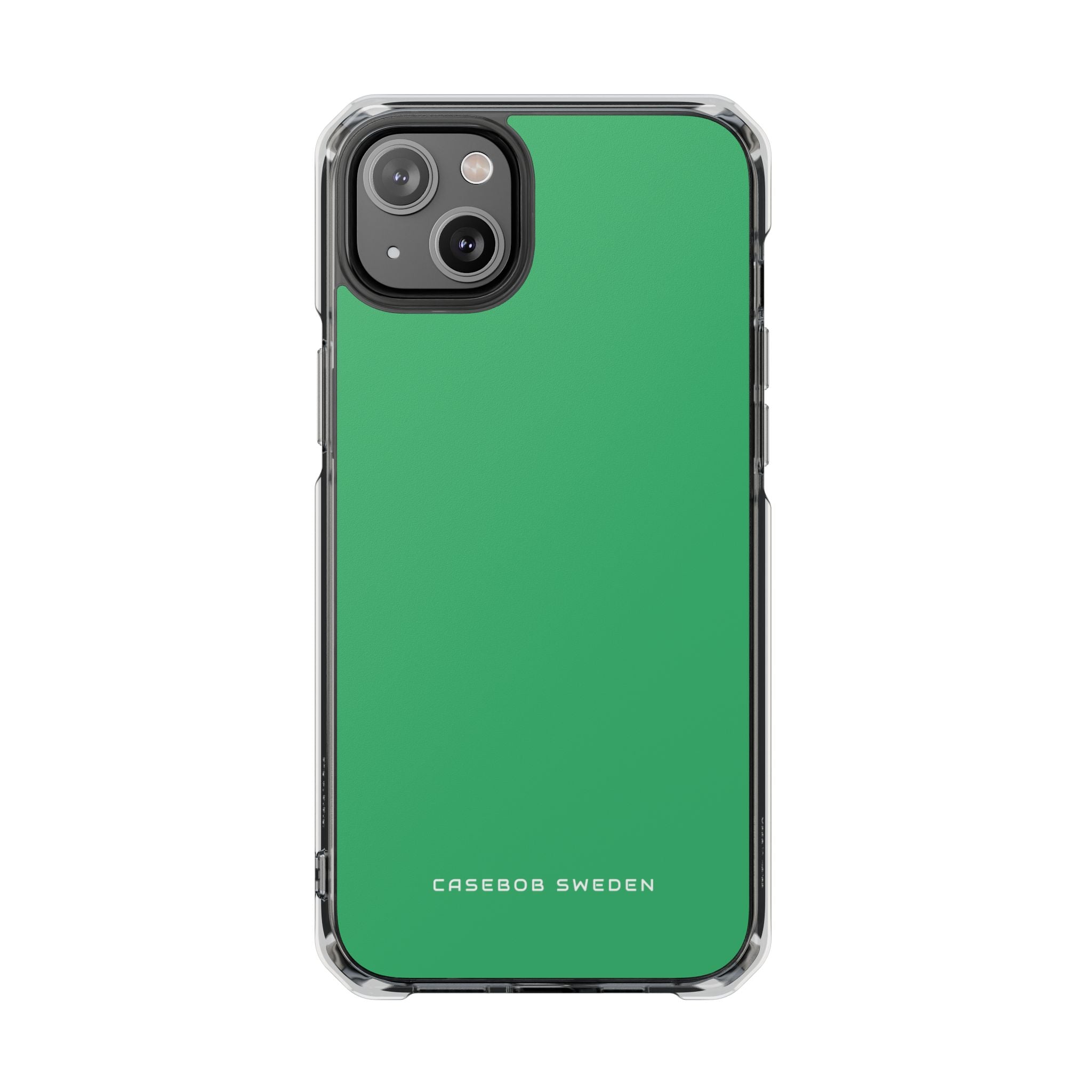 Medium Sea Green iPhone 14 - Clear Impact Phone Case