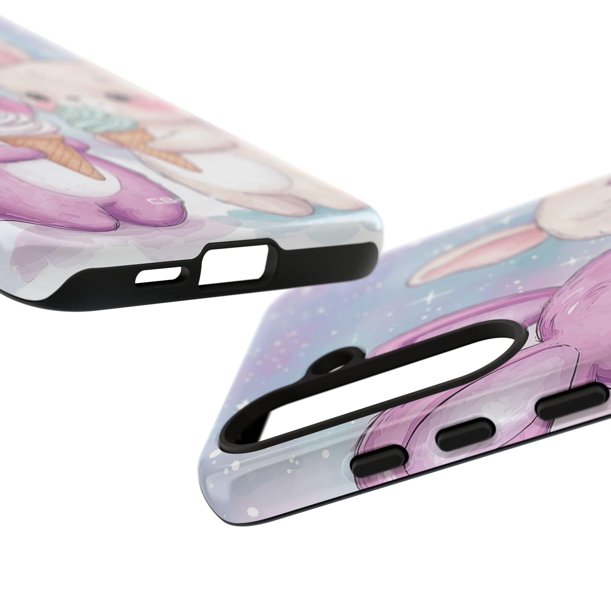Rabbits Enjoy Ice Cream - Samsung Case