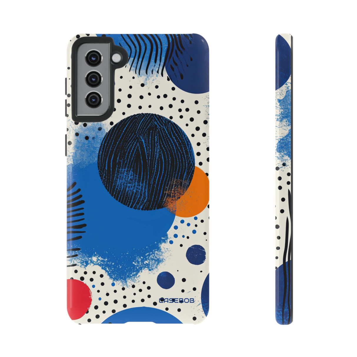 Blue Tranquil Geometry - Protective Phone Case