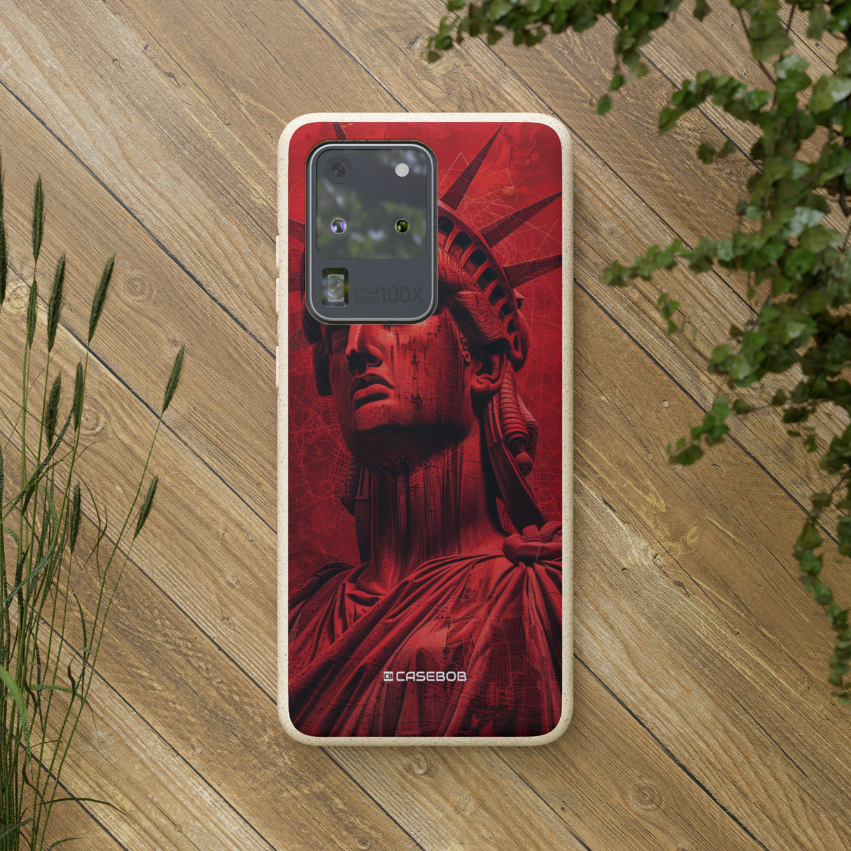 Red Liberty Revolution | Biodegradable Phone Case