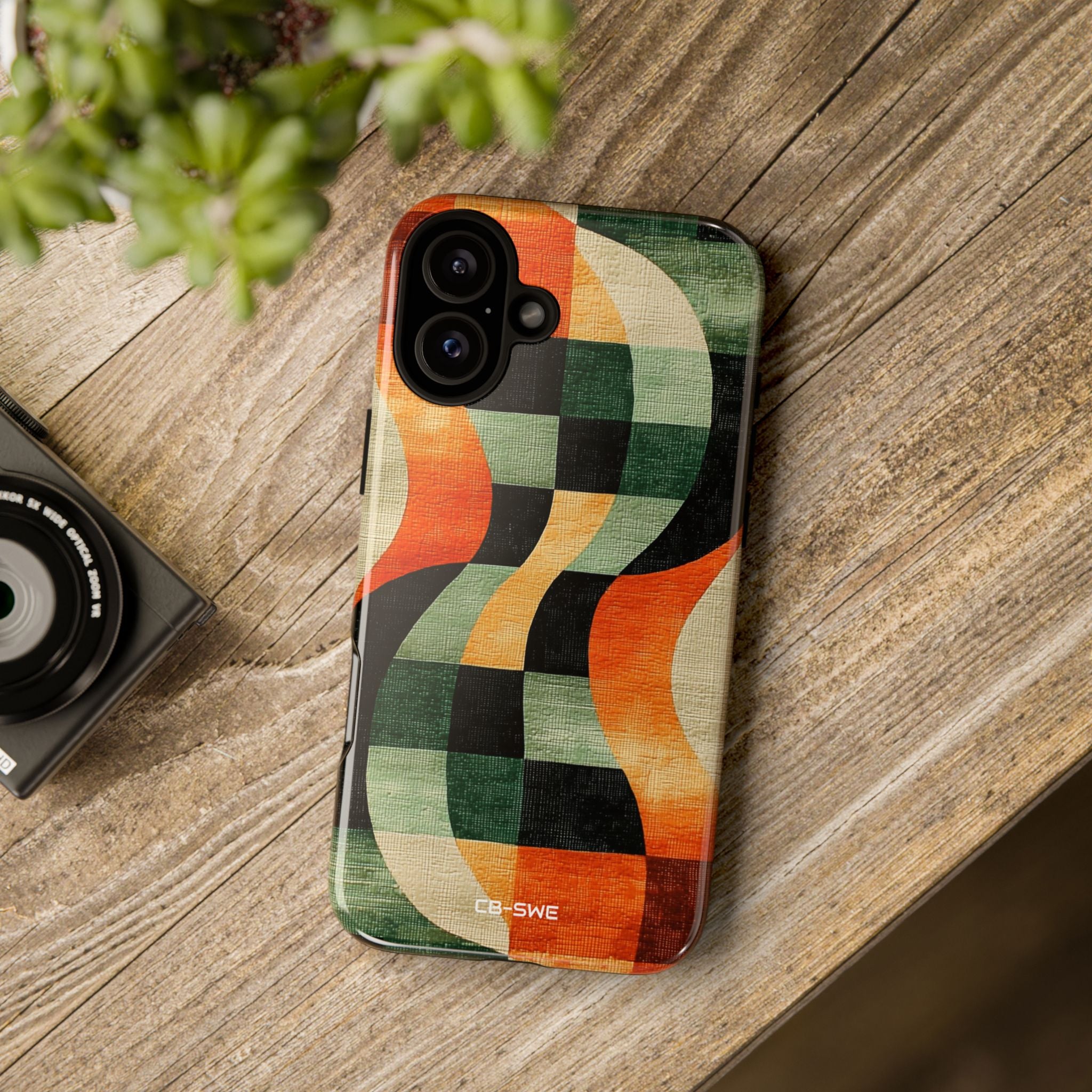 Curves Embrace Rhythm - iPhone Case