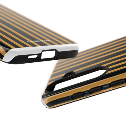 Golden Stripes Samsung S24 Plus Case - Tough