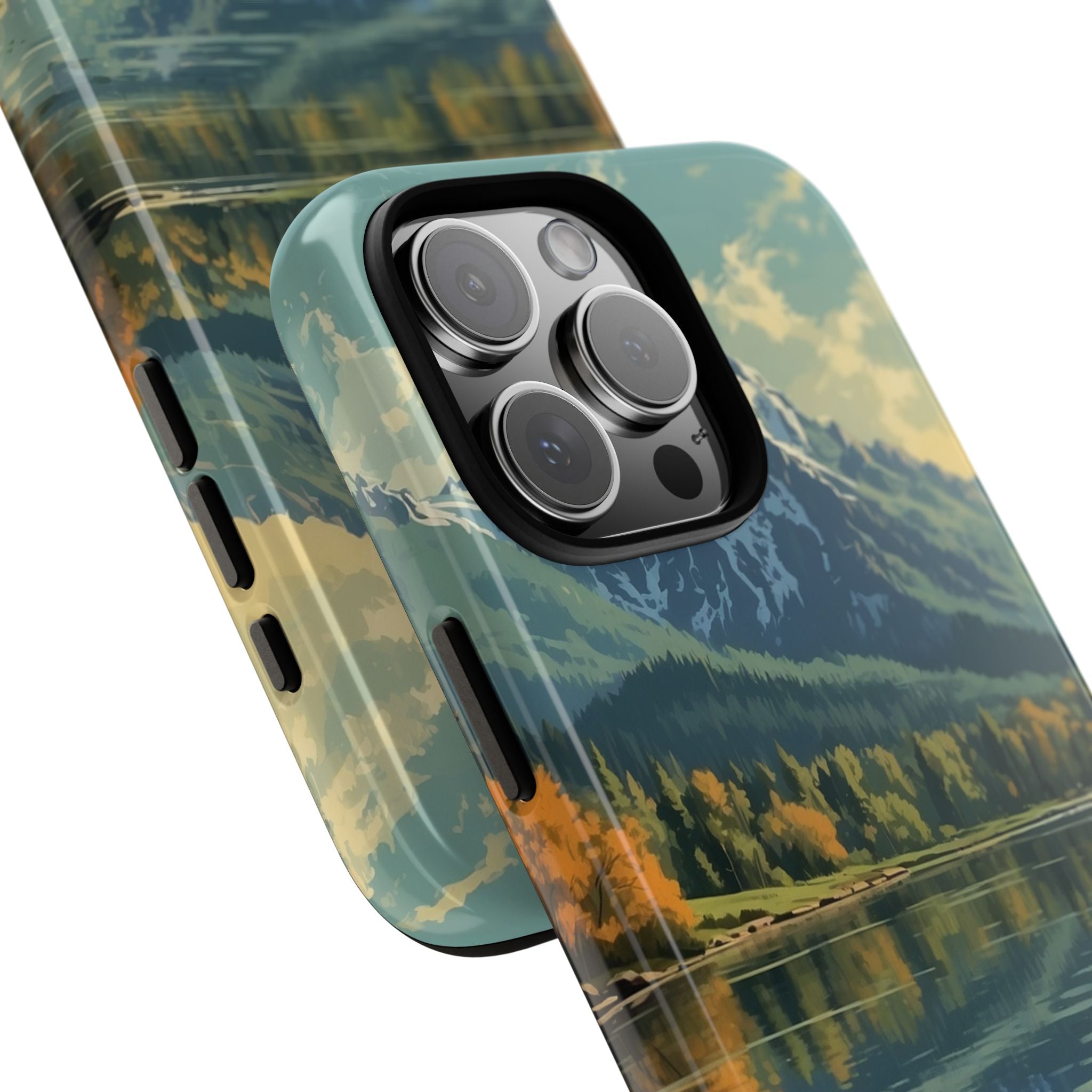 Mountain Reflects Calm - iPhone Case