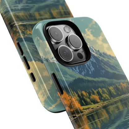Mountain Reflects Calm - iPhone Case