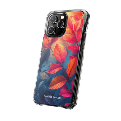 Red Blue Nature - Clear Impact iPhone 14 Phone Case