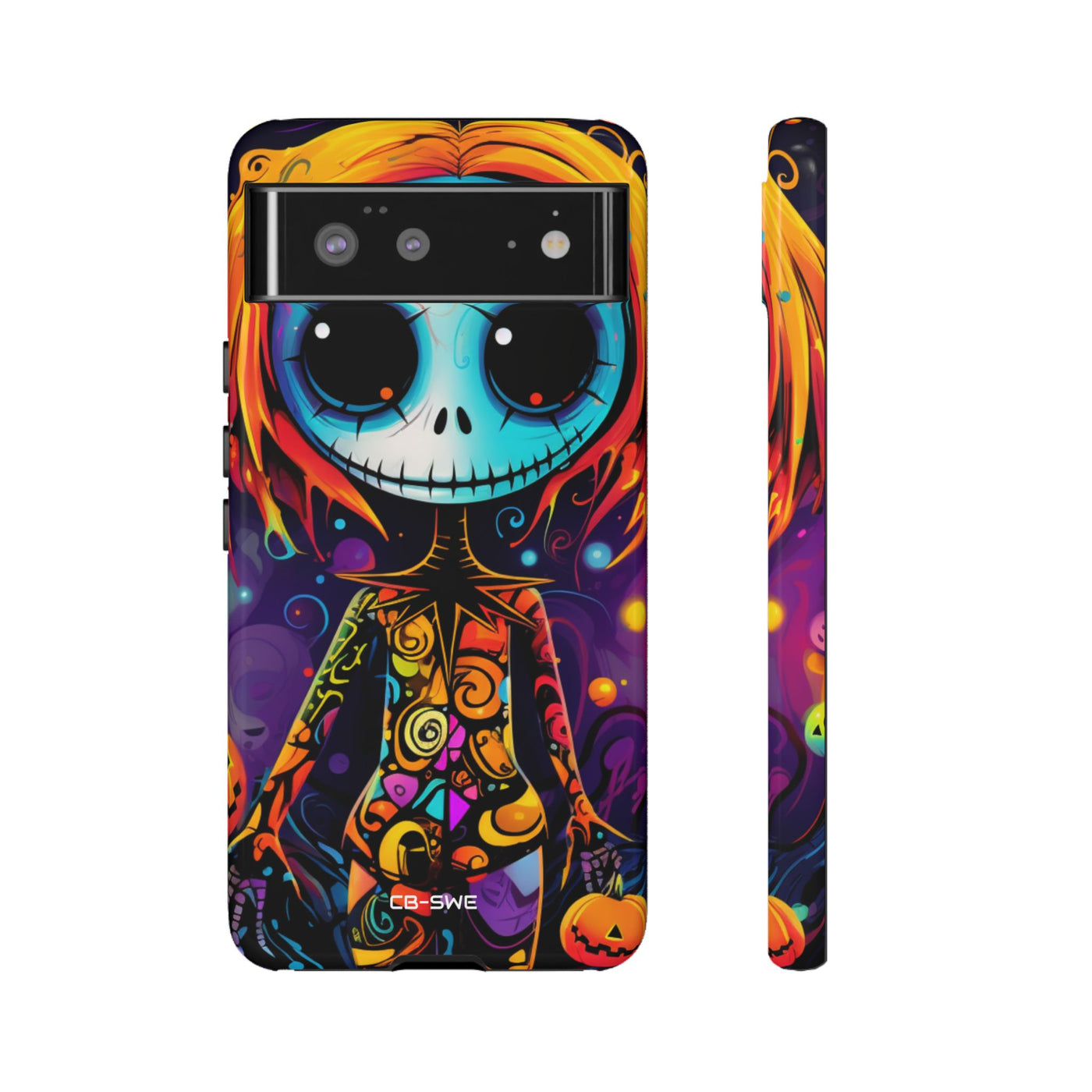 Skeletal Figure Laughs - Google Pixel Case