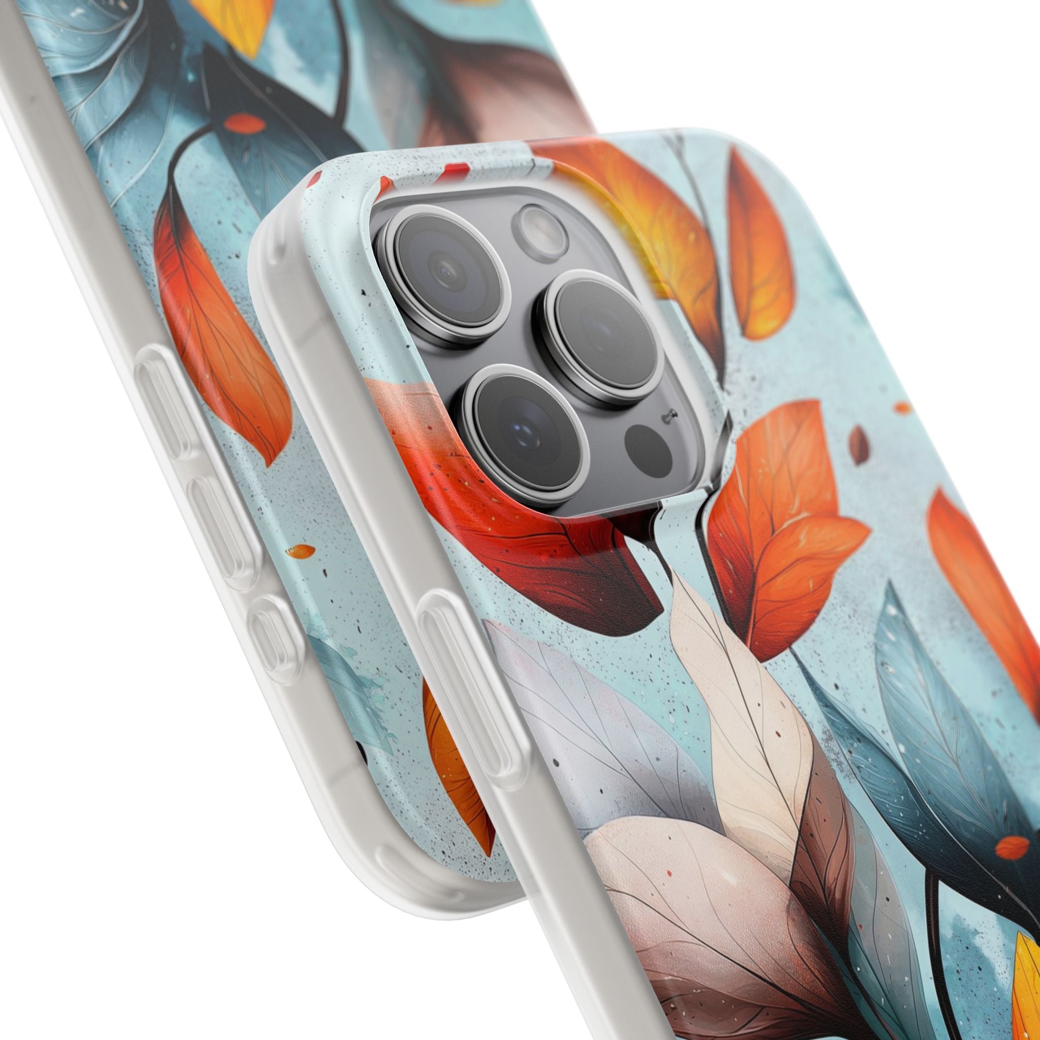 Crimson Veins iPhone 15 Pro Max Case - Soft