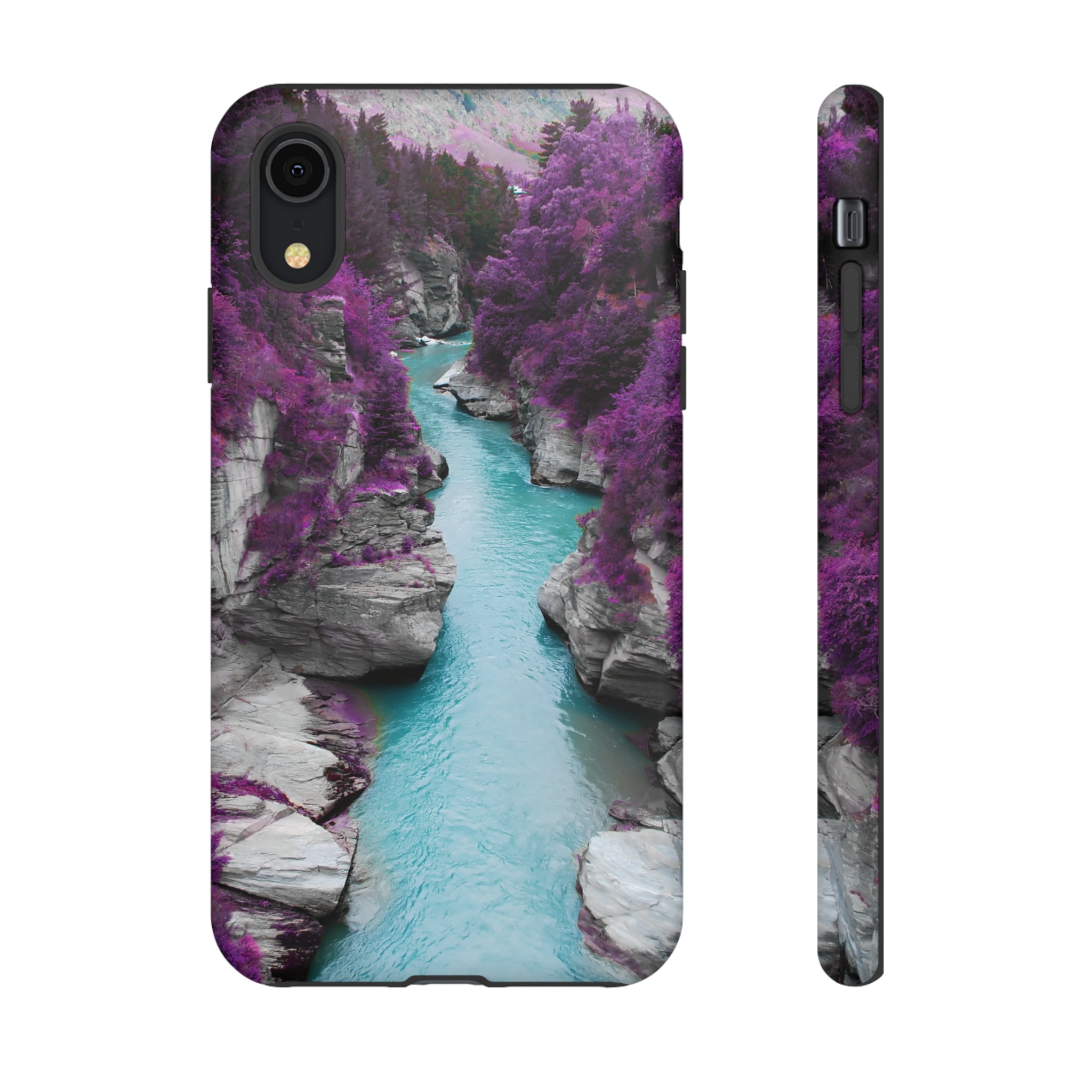 Purple Pine Forest - Protective Phone Case