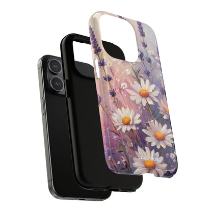 Daisy Lavender Bloom iPhone 15 Pro Case - Tough+