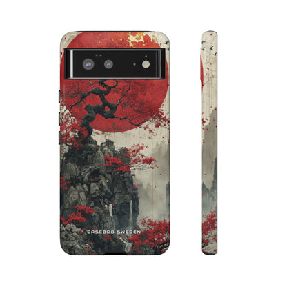 Zen Serenity in Red Harmony Google Pixel 6 - Tough Phone Case