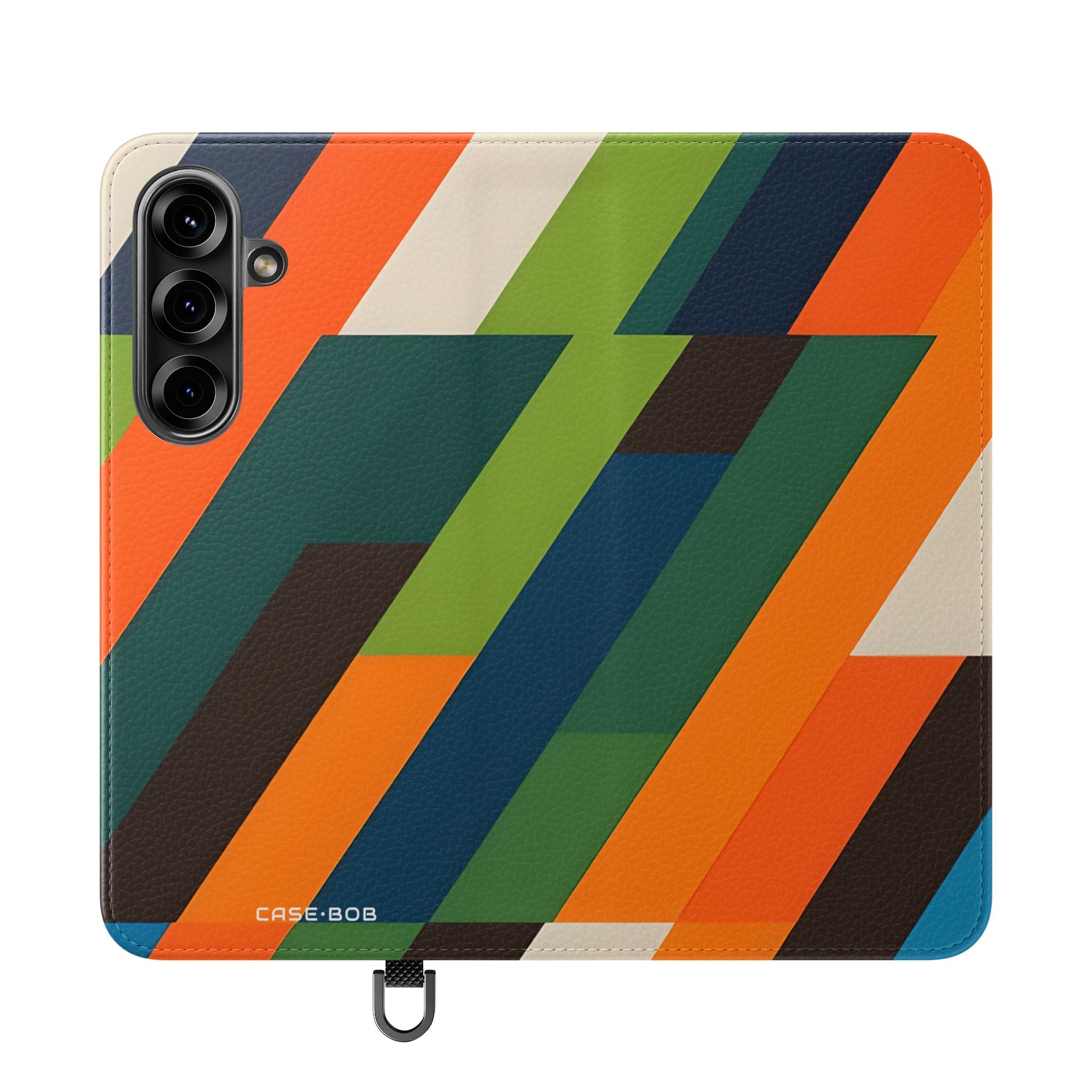 Zigzag Stripes - Samsung S25 Case - Wallet