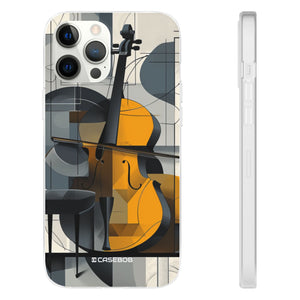 Cello Abstraction | Flexible Phone Case for iPhone