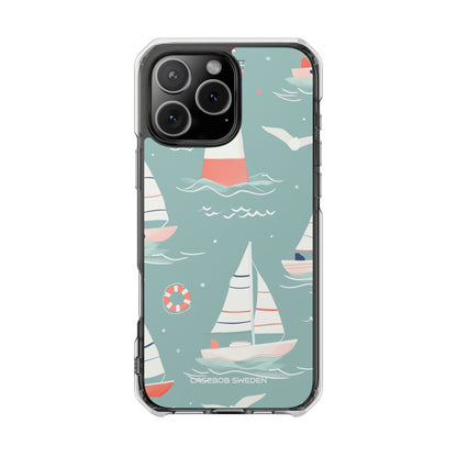 Lighthouse Nautical Charm - Clear Impact iPhone 16 Phone Case