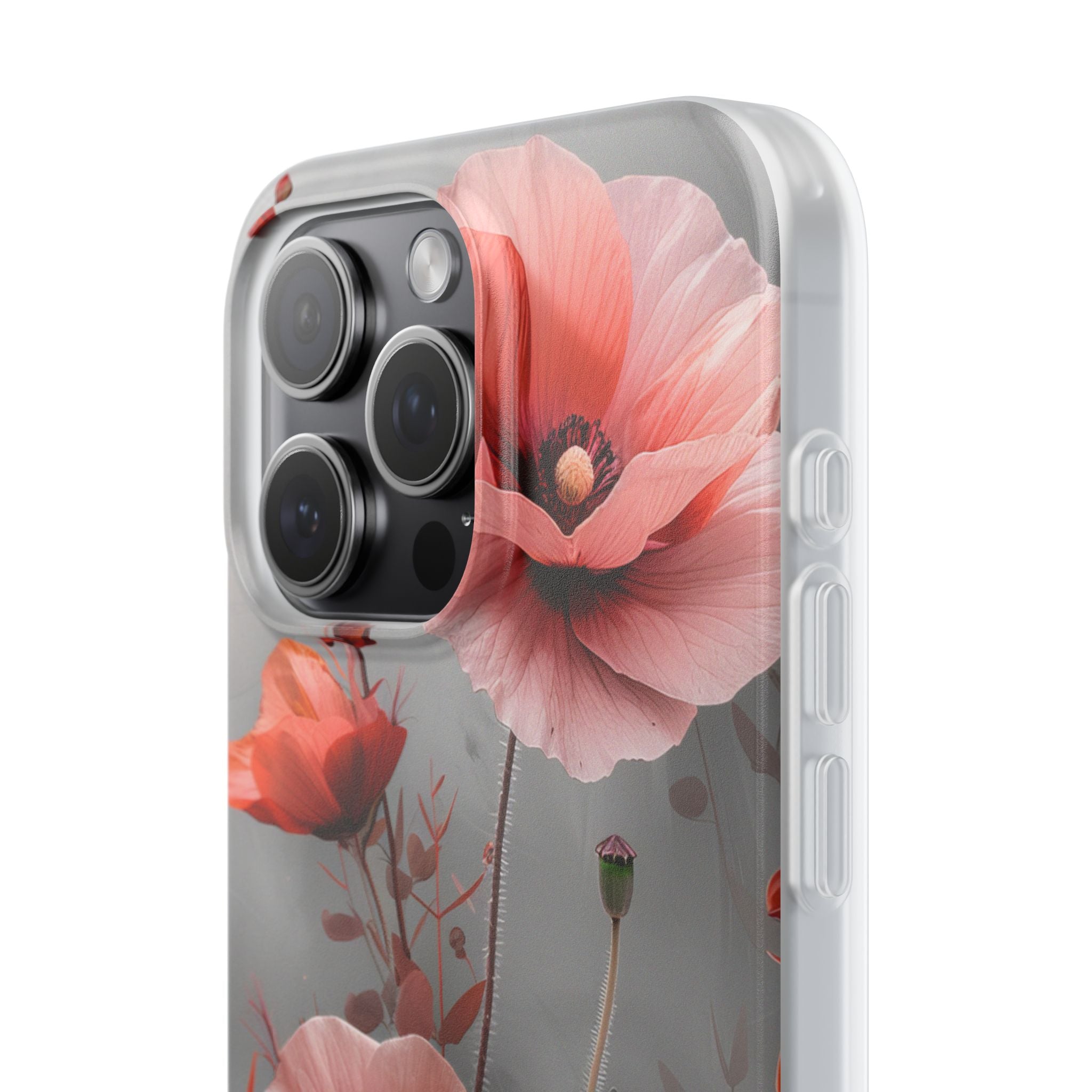 Ethereal Floral Elegance iPhone 15 - Flexi Phone Case