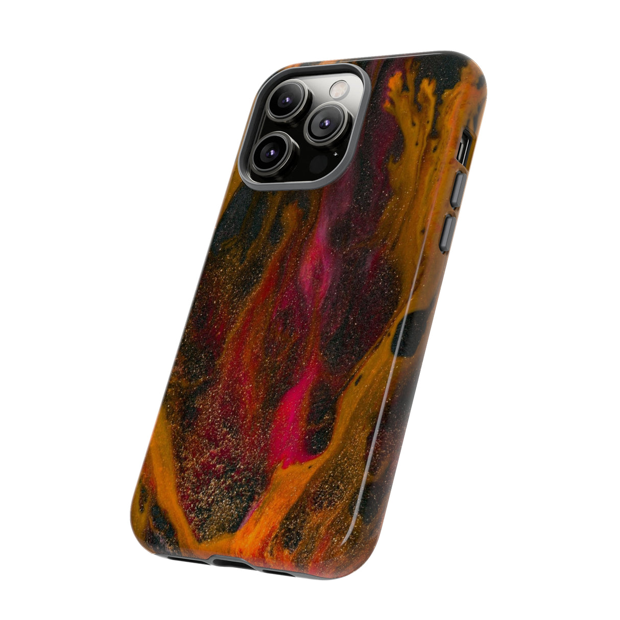 Bon Fire Ink Art iPhone Case (Protective) Phone Case