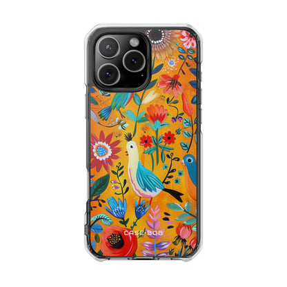 Colorful Birds Bloom iPhone 16 Pro Max Case - Impact