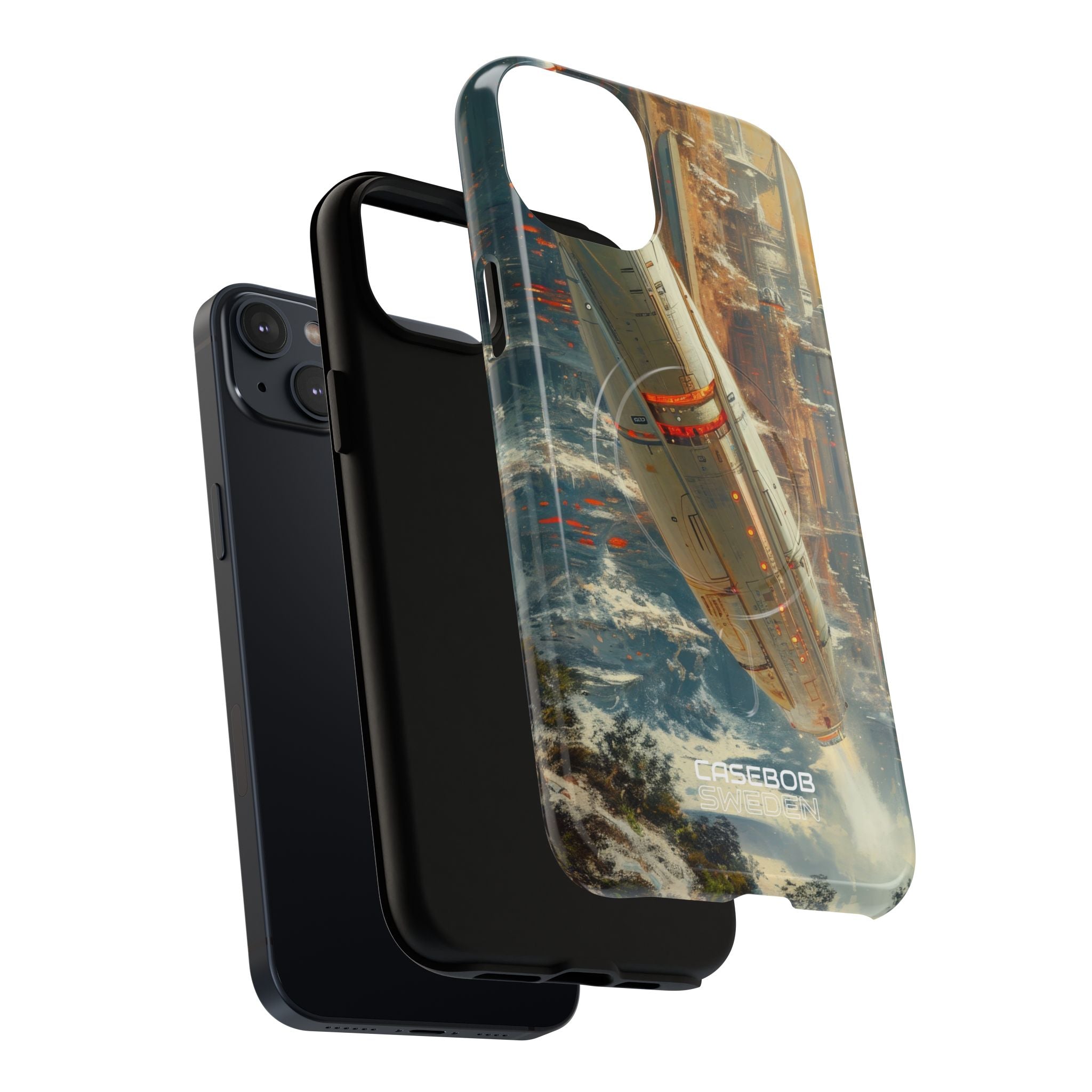 Futuristic Forest Voyage iPhone 14 - Tough+