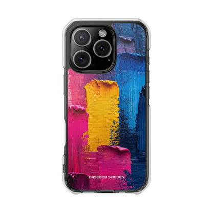 Bold Abstract Texture - Clear Impact iPhone 16 Phone Case