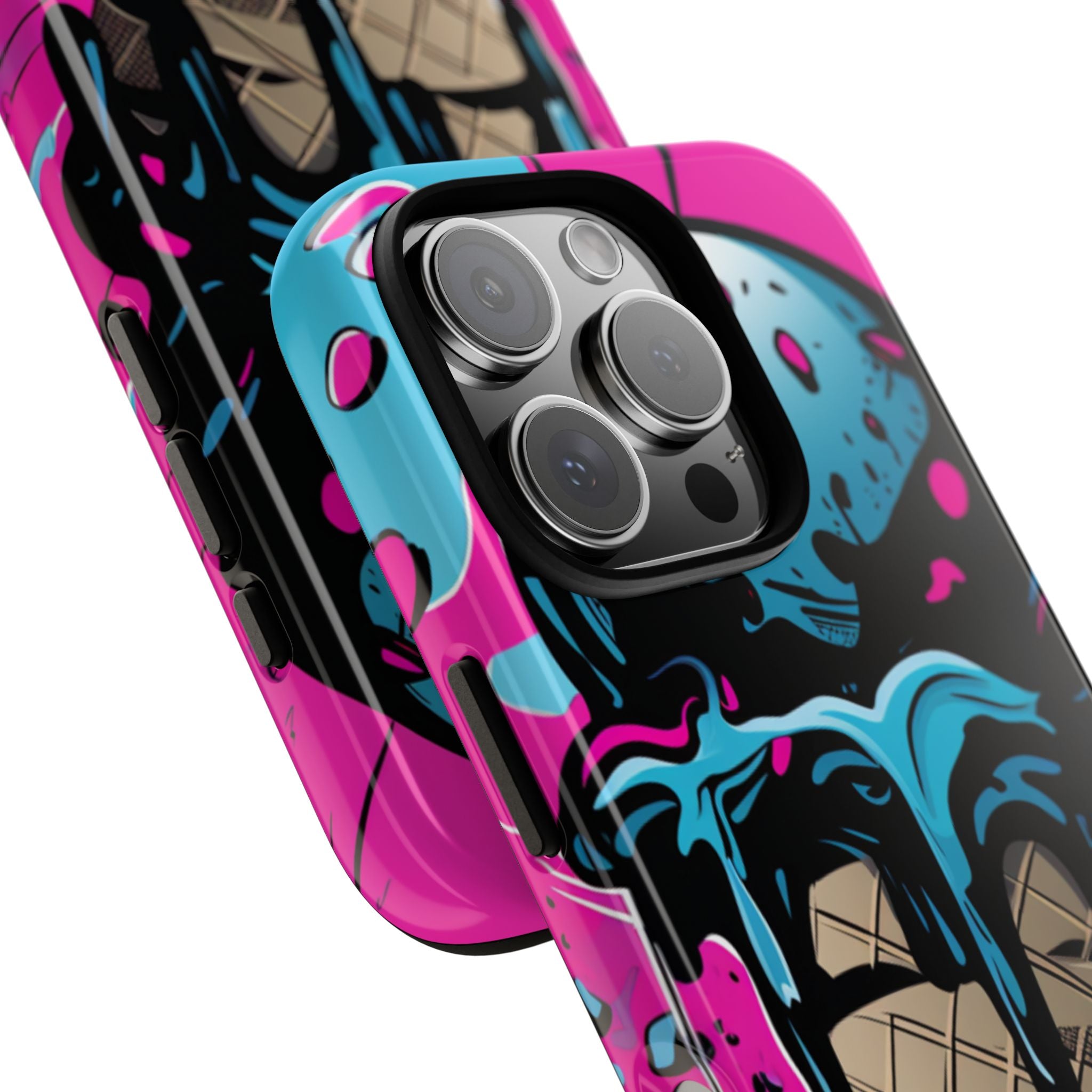 Vibrant Ice Cream Splash - iPhone Case
