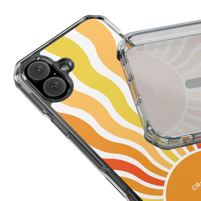 Retro Sunshine Waves iPhone Case - Impact