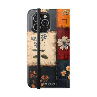 Patchwork Blooms - iPhone 15 Pro Max Case - Wallet