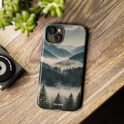 Misty Forest Embrace - iPhone Case