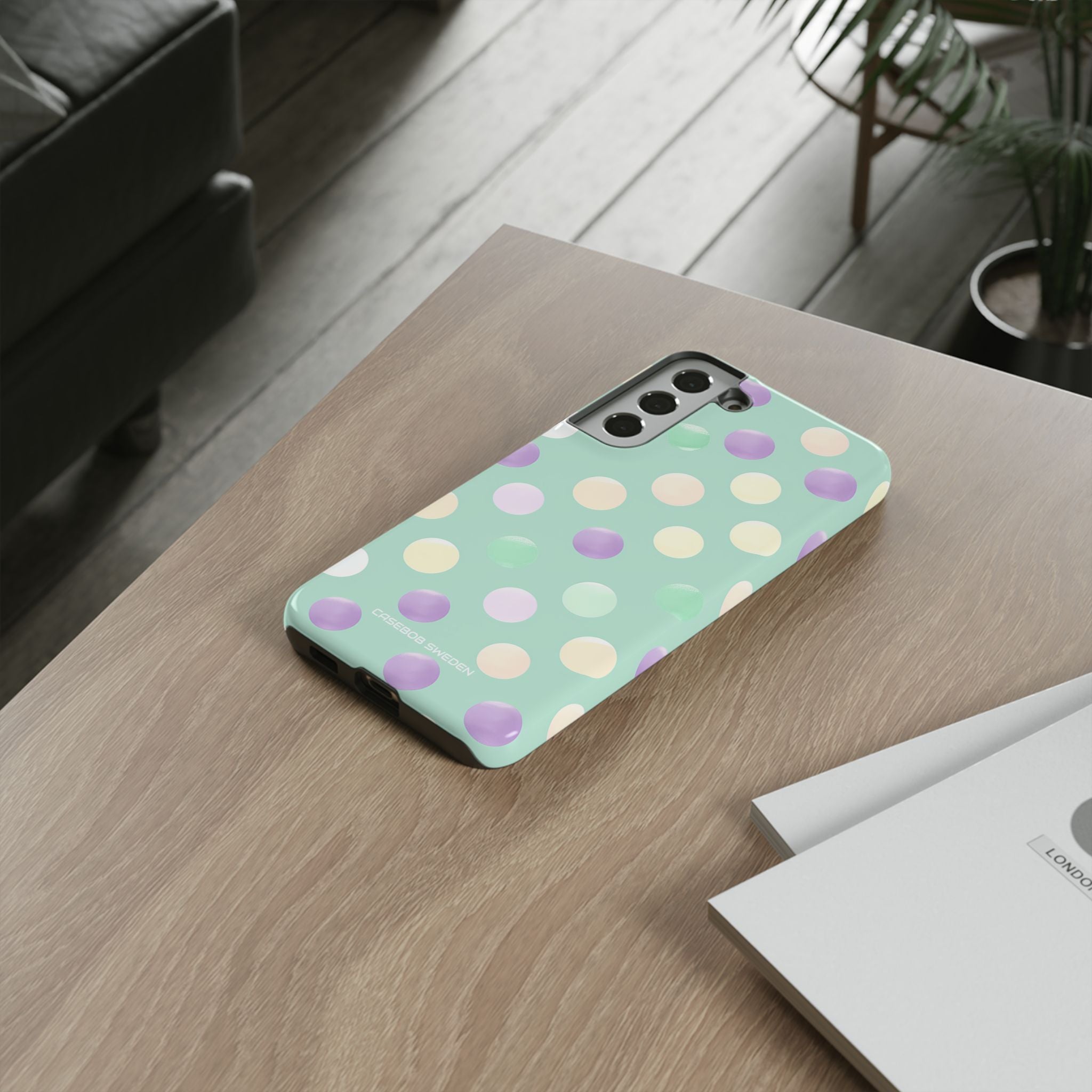 Pastel Polka Dots - Tough Samsung S22 Phone Case