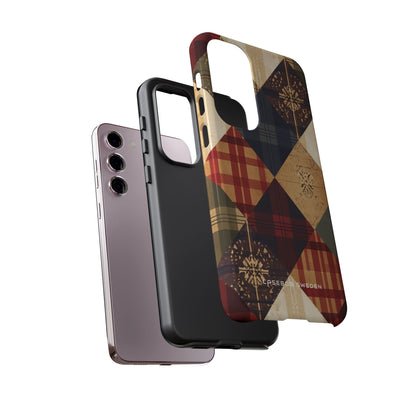 Rustic Geometric Patchwork Harmony Samsung S23 - Tough Phone Case