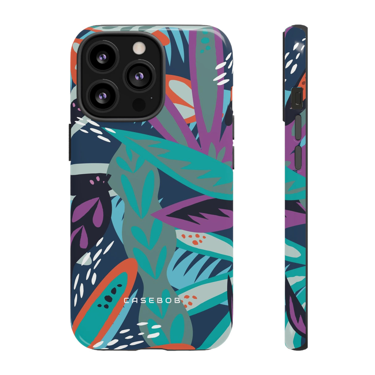 Tropical Leaf Moz - Protective Phone Case