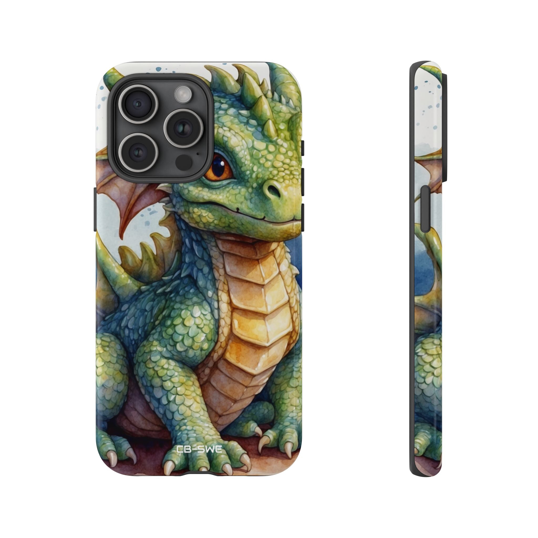 Green Dragon Smiles - iPhone Case